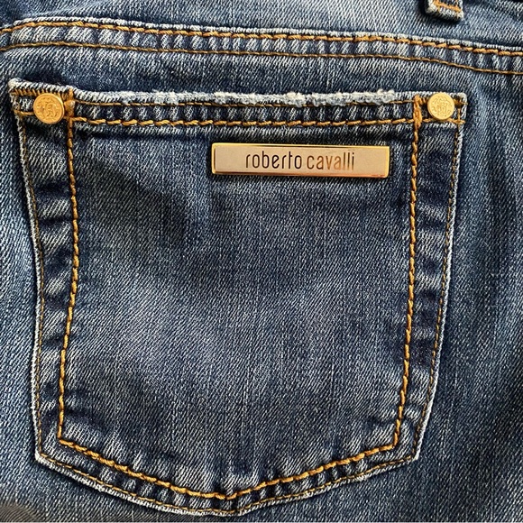 Roberto Cavalli Low Rise Flare Jeans 40 - Picture 5 of 5